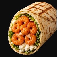 Шаурма с креветкой